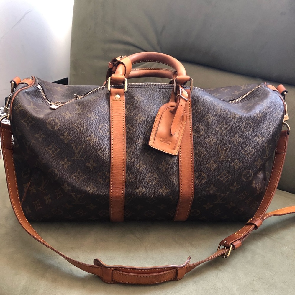 Louis Vuitton Keepall 45 Bandouliere 100 Authentic